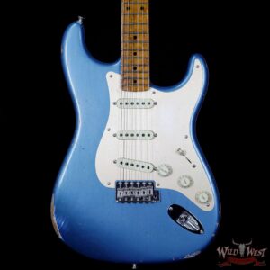 2017 NAMM Fender Custom Shop 30th Anniversary LTD 1956 Roasted Stratocaster Relic Lake Placid blue - Image 3