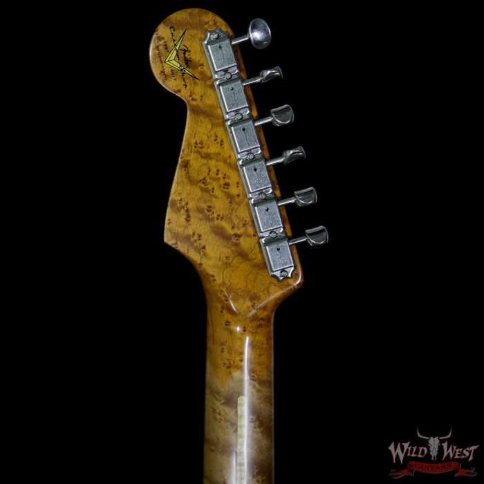 2017 NAMM Fender Custom Shop 30th Anniversary LTD 1956 Roasted Stratocaster Relic Lake Placid blue - Image 10