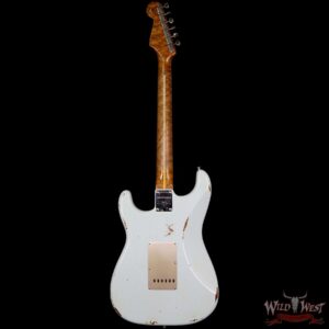 2017 NAMM Fender Custom Shop 30th Anniversary LTD 1956 Roasted Stratocaster Relic Faded Sonic Blue - Image 6