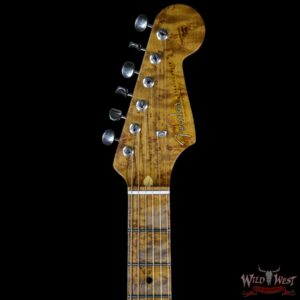 2017 NAMM Fender Custom Shop 30th Anniversary LTD 1956 Roasted Stratocaster Relic Faded Sonic Blue - Image 8