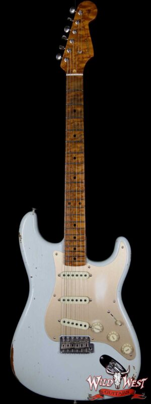 2017 NAMM Fender Custom Shop 30th Anniversary LTD 1956 Roasted Stratocaster Relic Faded Sonic Blue