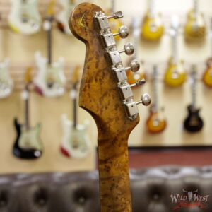 Fender Custom Shop Roasted 1960 Stratocaster Relic Birdseye Maple Neck AAA Rosewood Slab Board 3 Tone Sunburst - Image 7
