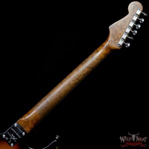Fender Custom Shop Roasted 1960 Stratocaster Relic Birdseye Maple Neck AAA Rosewood Slab Board 3 Tone Sunburst - Image 8