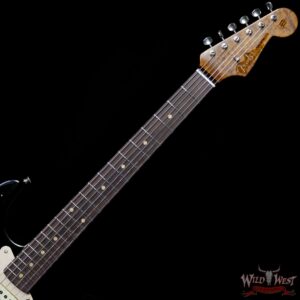 Fender Custom Shop Roasted 1960 Stratocaster Relic Birdseye Maple Neck AAA Rosewood Slab Board 3 Tone Sunburst - Image 6