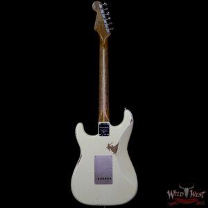 Fender Custom Shop 1956 Roasted Stratocaster Relic AAA Birdseye Maple Neck & Fingerboard Aged Vintage White - Image 5