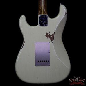 Fender Custom Shop 1956 Roasted Stratocaster Relic AAA Birdseye Maple Neck & Fingerboard Aged Vintage White - Image 6