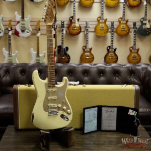 Fender Custom Shop 1956 Roasted Stratocaster Relic AAA Birdseye Maple Neck & Fingerboard Aged Vintage White - Image 11