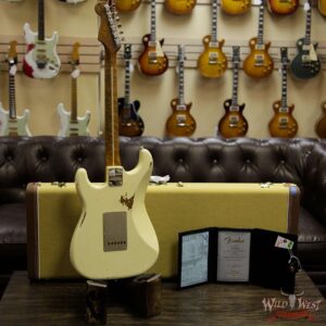Fender Custom Shop 1956 Roasted Stratocaster Relic AAA Birdseye Maple Neck & Fingerboard Aged Vintage White - Image 14