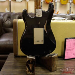 Fender Custom Shop 1956 Roasted Stratocaster Relic Birdseye Neck & Fingerboard Aged Black - Image 15
