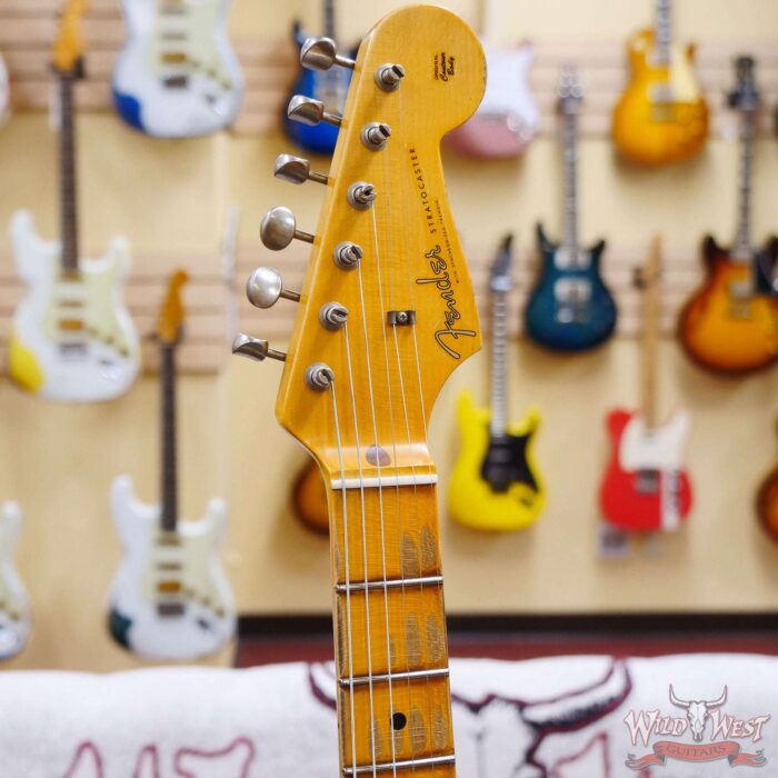 Fender Custom Shop 1957 Ash Stratocaster Hand-Wound Pickups Quatersawn Maple Neck Relic Taos Turquoise - Image 7