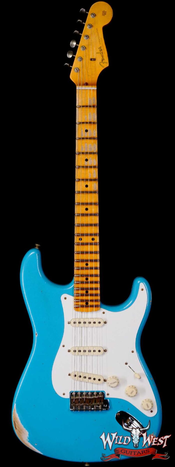 Fender Custom Shop 1957 Ash Stratocaster Hand-Wound Pickups Quatersawn Maple Neck Relic Taos Turquoise - Image 1