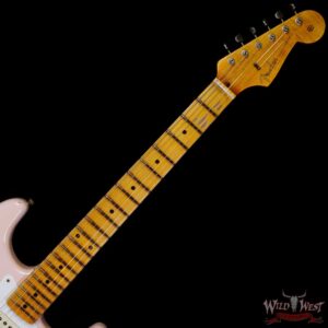 Fender Custom Shop 1956 Stratocaster Hand-Wound Master Design Bone Tone Pickups Journeyman Relic Super Faded Aged Shell Pink - Image 4