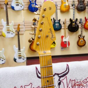 Fender Custom Shop 1956 Stratocaster Hand-Wound Pickups Relic Gold Hardware Aged White Blonde - Image 7