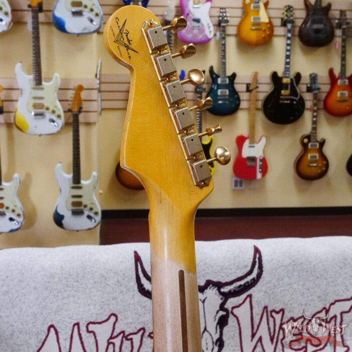 Fender Custom Shop 1956 Stratocaster Hand-Wound Pickups Relic Gold Hardware Aged White Blonde - Image 11