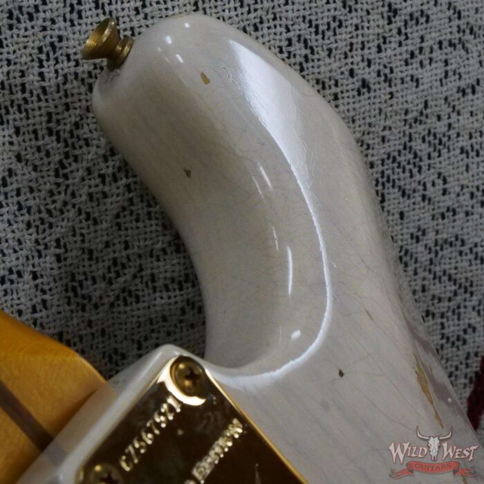 Fender Custom Shop 1956 Stratocaster Hand-Wound Pickups Relic Gold Hardware Aged White Blonde - Image 13