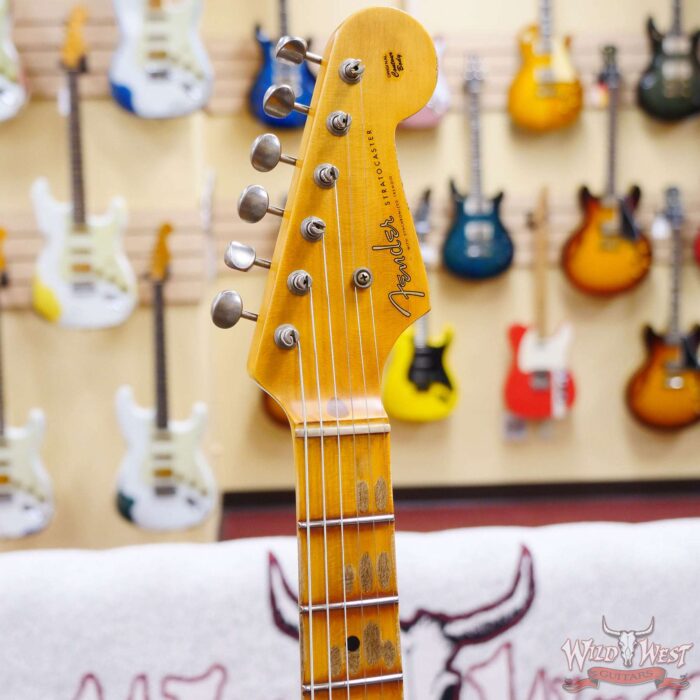 Fender Custom Shop 1956 Stratocaster Hand-Wound Pickups Relic Faded 2 Tone Sunburst - Image 7