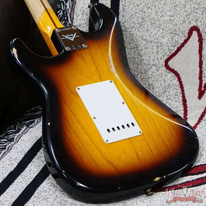 Fender Custom Shop 1956 Stratocaster Hand-Wound Pickups Relic Faded 2 Tone Sunburst - Image 12