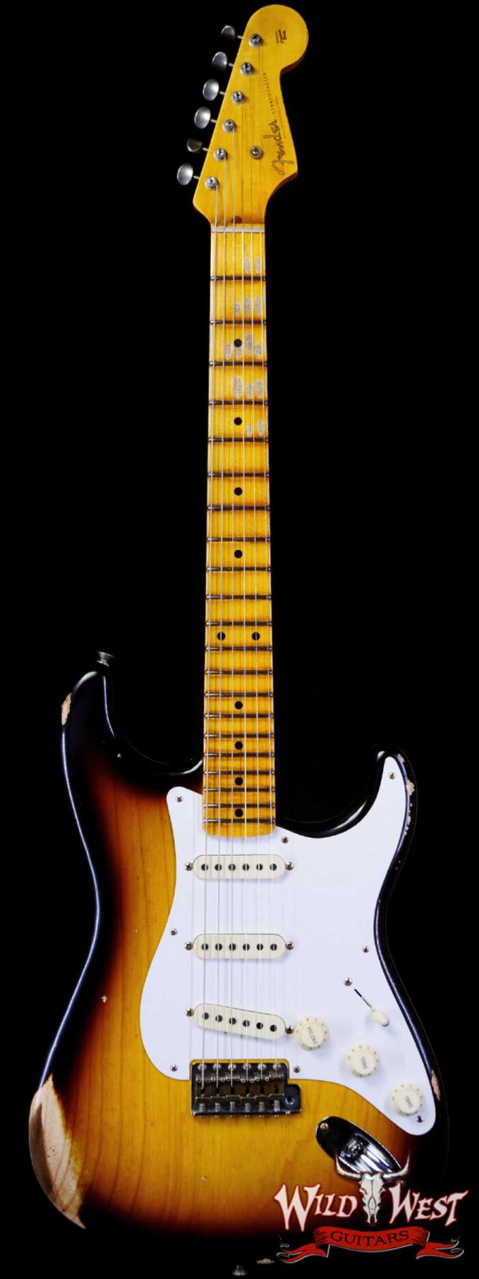 Fender Custom Shop 1956 Stratocaster Hand-Wound Pickups Relic Faded 2 Tone Sunburst - Image 1
