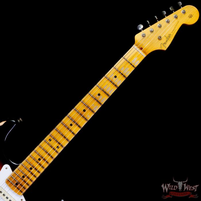 Fender Custom Shop 1956 Stratocaster Hand-Wound Pickups Relic Faded 2 Tone Sunburst - Image 4