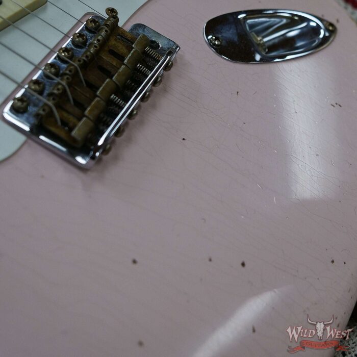 Fender Custom Shop 1956 Stratocaster Hand-Wound Pickups Relic Faded Shell Pink - Image 10