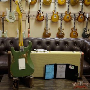 Fender Custom Shop 1956 Stratocaster HSS Heavy Relic Matte Army 2 - Image 13
