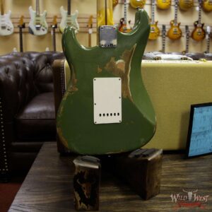 Fender Custom Shop 1956 Stratocaster HSS Heavy Relic Matte Army 2 - Image 14