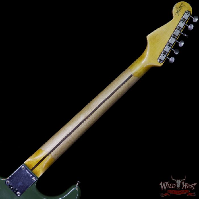 Fender Custom Shop 1956 Stratocaster HSS Heavy Relic Matte Army 2 - Image 10