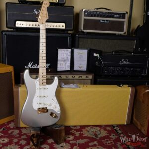 Fender Custom Shop 1956 Stratocaster NOS Ash Body Quatersawn Maple Neck Hand-Wound Pickups Inca Silver - Image 6