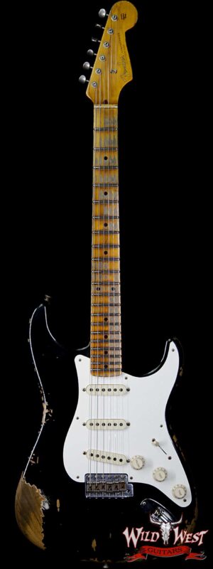 Fender Custom Shop 1957 Stratocaster Heavy Relic Maple Neck Black