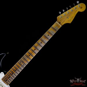 Fender Custom Shop 1957 Stratocaster Heavy Relic Maple Neck Black - Image 9