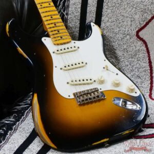 Fender Custom Shop ‘57 1957 Stratocaster Hand-Wound Pickups Relic Wide-Fade 2-Color Sunburst - Image 8