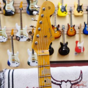 Fender Custom Shop 1957 Stratocaster Hand-Wound Pickups Quatersawn Maple Neck Relic Aged HLE Gold - Image 7