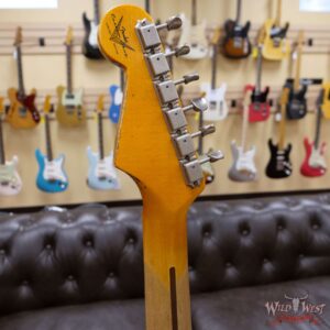 Fender Custom Shop Limited Edition 1957 Stratocaster Heavy Relic Hand-Wound Pickups Black over 2 Tone Sunburst - Image 10