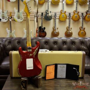 Fender Custom Shop 1957 Stratocaster Heavy Relic Maple Neck Candy Apple Red - Image 14