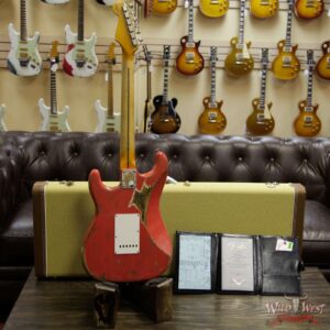 Fender Custom Shop 1957 Stratocaster Heavy Relic Maple Neck Fiesta Red - Image 14