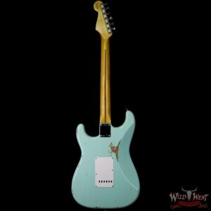 Fender Custom Shop 1957 Stratocaster Relic Maple Neck Surf Green - Image 5
