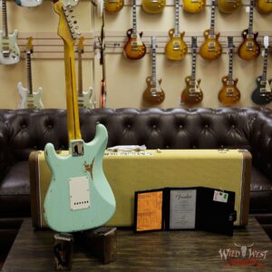 Fender Custom Shop 1957 Stratocaster Relic Maple Neck Surf Green - Image 13