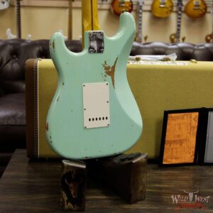 Fender Custom Shop 1957 Stratocaster Relic Maple Neck Surf Green - Image 14