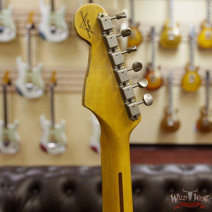 Fender Custom Shop 1957 Stratocaster Relic Maple Neck Surf Green - Image 9