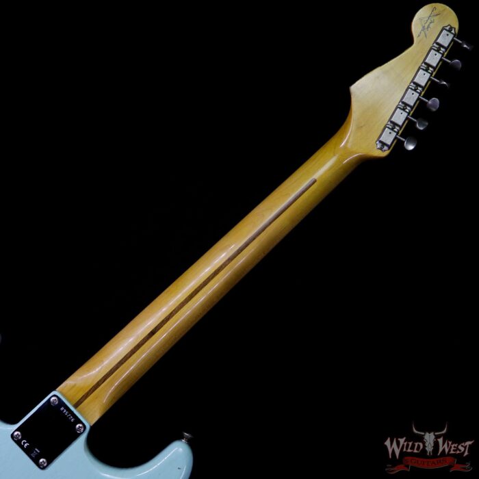Fender Custom Shop 1957 Stratocaster Relic Maple Neck Surf Green - Image 10