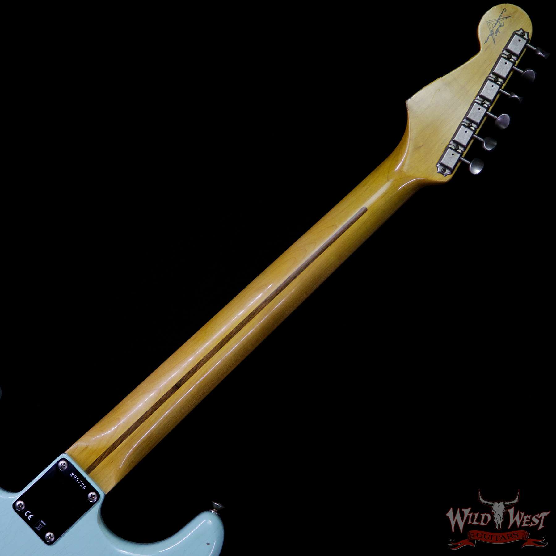 fendercs-1957strathr-sfg-r95726-nb__wwg.jpg Fender Custom Shop 1957 Stratocaster Relic Maple Neck Surf Green - Image 10