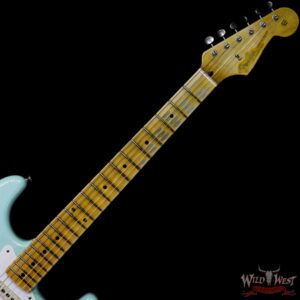 Fender Custom Shop 1957 Stratocaster Relic Maple Neck Surf Green - Image 8