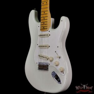 Fender Custom Shop Limited 1957 Ash Stratocaster Hardtail Hand-wound Pickups Journeyman Relic Indian Ivory - Image 2