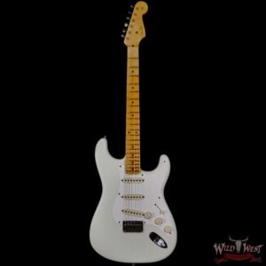Fender Custom Shop Limited 1957 Ash Stratocaster Hardtail Hand-wound Pickups Journeyman Relic Indian Ivory - Image 3