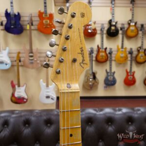 Fender Custom Shop Limited 1957 Ash Stratocaster Hardtail Hand-wound Pickups Journeyman Relic Indian Ivory - Image 7