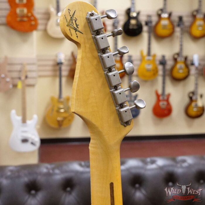 Fender Custom Shop Limited 1957 Ash Stratocaster Hardtail Hand-wound Pickups Journeyman Relic Indian Ivory - Image 10