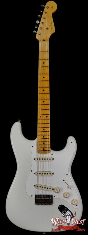 Fender Custom Shop Limited 1957 Ash Stratocaster Hardtail Hand-wound Pickups Journeyman Relic Indian Ivory