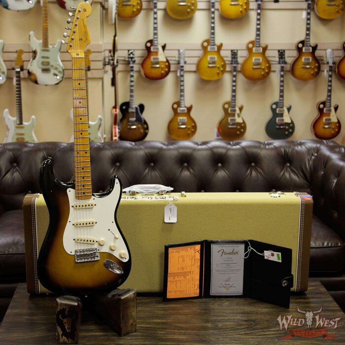 Fender Custom Shop 1957 Stratocaster Journeyman Relic with Dirty Neck 2 Tone Sunburst - Image 12