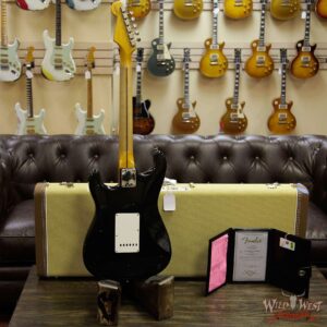 Fender Custom Shop 1957 Stratocaster Maple Neck Journeyman Relic with Dirty Neck Black - Image 13