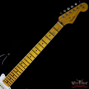 Fender Custom Shop 1957 Stratocaster Maple Neck Journeyman Relic with Dirty Neck Black - Image 8